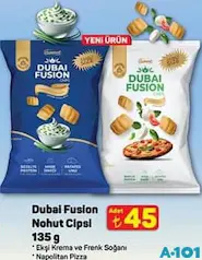 DUBAİ FUSİON NOHUT CİPSİ 135 G fiyat ve kampanya bilgisi